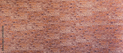 Red brick wall grunge texture, Old brick wall pattern, 3d render artwork design background