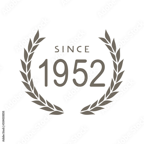 Since 1952 year anniversary celebration