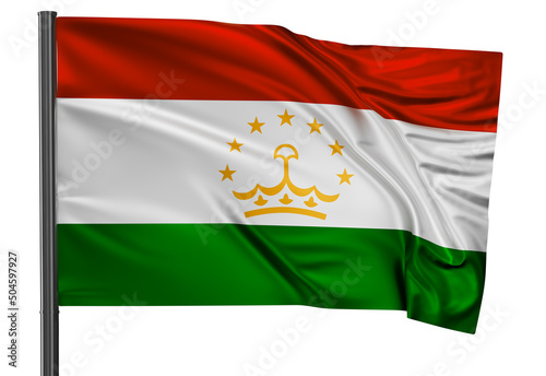 Tajikistan national flag