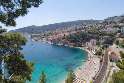 Villefranche old town, Alpes-Maritimes, famous tourist destination in French Riviera