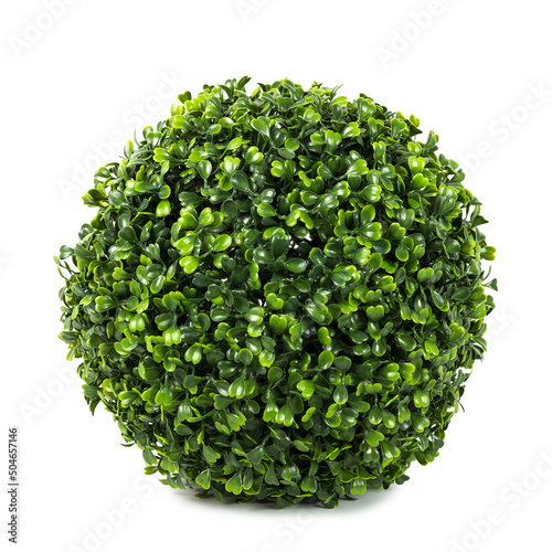 Artificial boxwood ball topiary bush tree