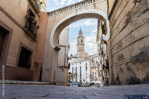 Entrance to the main square of Bocairent.