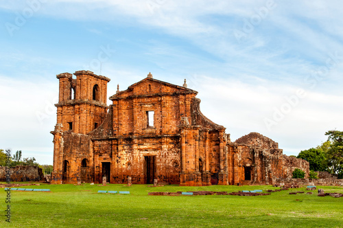 Jesuit Ruins in São Miguel das Missões, Rio Grande do Sul, Brazil