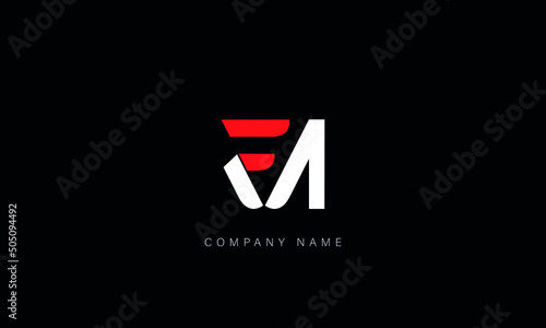 FM, MF, Letters Logo Monogram