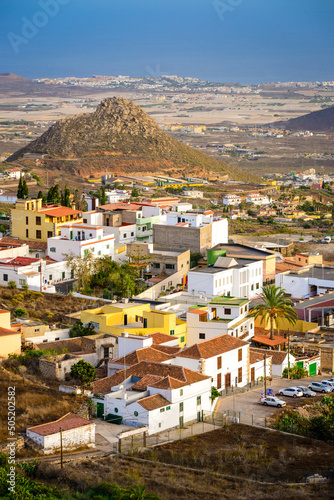 View of "Arona" neighborhood, in south of Tenerife island (Canary Islands, Spain).