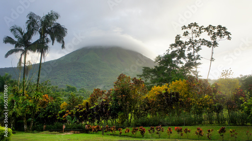Vulcão ativo da Costa Rica