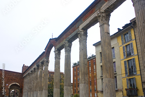 Columns of San Lorenzo (Colonne di San Lorenzo) is a group of ancient Roman ruins, located in front of the Basilica of San Lorenzo in central Milan