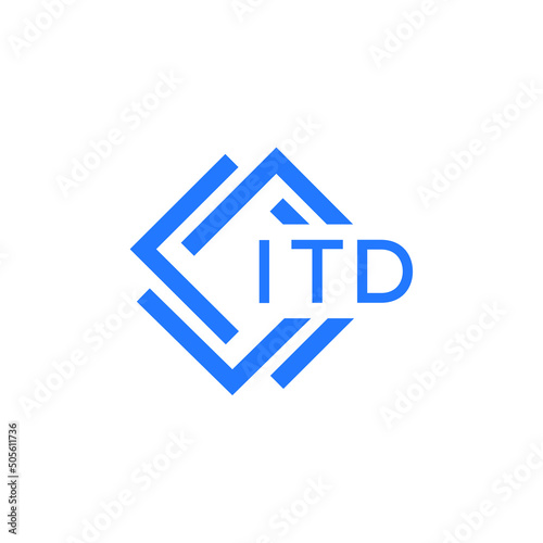 ITD technology letter logo design on white background. ITD creative initials technology letter logo concept. ITD technology letter design.