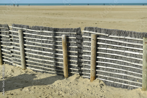 les planches de Deauville - clôture brise-vent brière