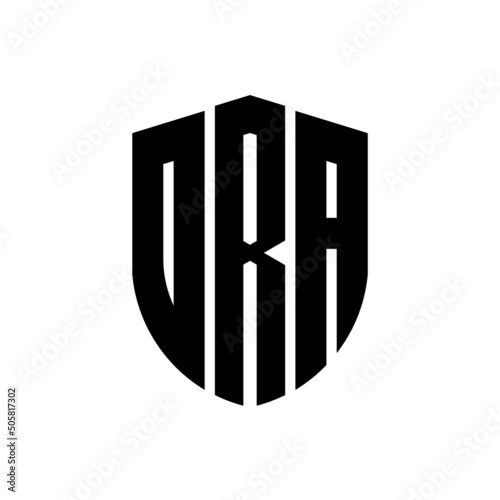 ORA letter logo design. ORA modern letter logo with black background. ORA creative letter logo. simple and modern letter logo. vector logo modern alphabet font overlap style. Initial letters ORA 