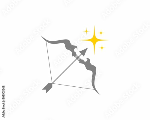 Bow and Arrow targeting stars logo