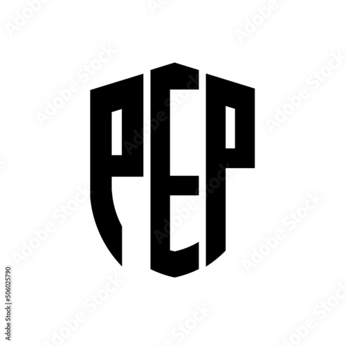 PEP letter logo design. PEP modern letter logo with black background. PEP creative letter logo. simple and modern letter logo. vector logo modern alphabet font overlap style. Initial letters PEP 