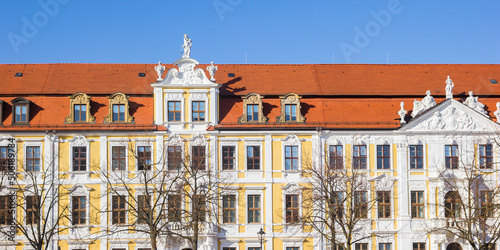 Panorama of the Landtag building in historic city Magdeburg, Germany