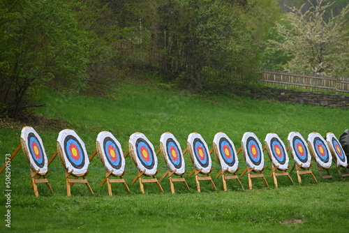 tiro con l'arco bersaglio 