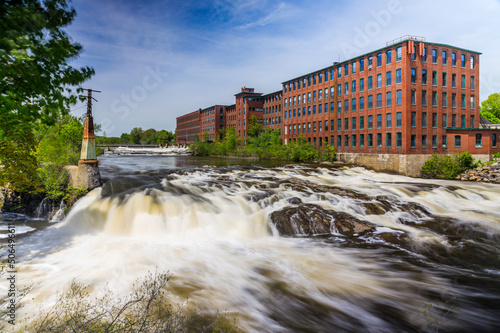 MAINE-WESTRBROOK-Saccarappa Falls