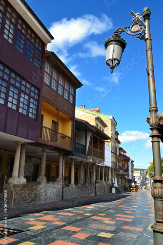 Galiana street in Aviles, Asturias