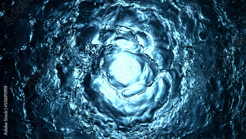 Detail of water whirl.