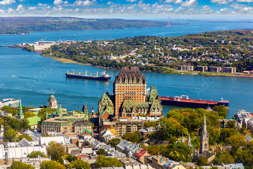 Aerial view of Quebec city