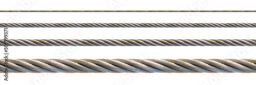 Seamless steel cable.