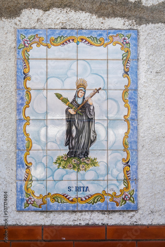 Handpainted azulejo artwork