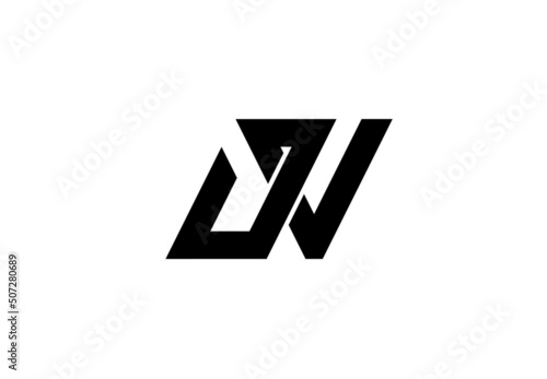 jv vj j v initial letter logo