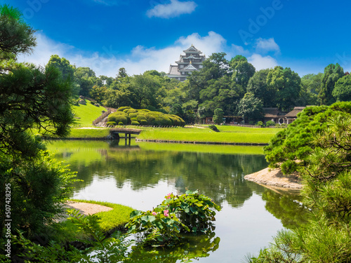 Okayama Korakuen Garden is a Japanese garden located in Okayama, Okayama Prefecture, Japan.