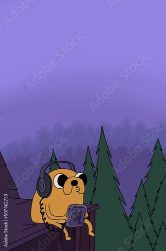 Jake hears musik