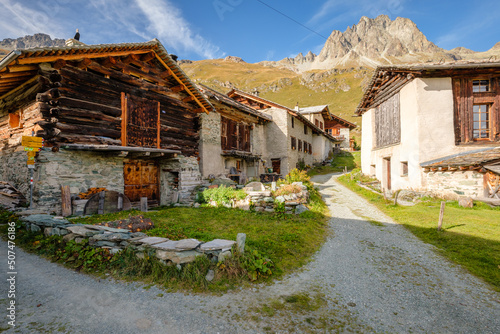 Grevasalvas is a small Swiss village that lies along the hiking path between Sils and Maloja (part of the Via Engadina). A Heidi movie was shot there. It offers great views on Lake Sils (Silsersee).