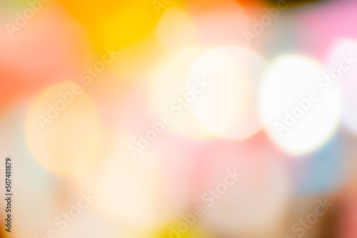 colorful abstract soft bokeh blur light background