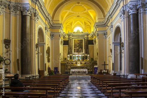 Interior of Church of St. Francis in Sorrento