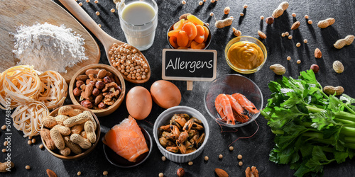 Composition with common food allergens