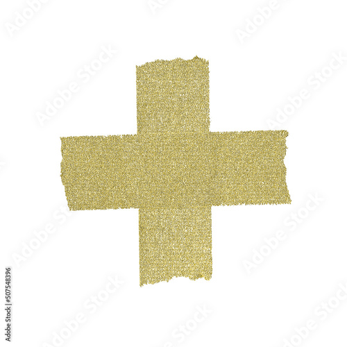 Gold Glitter Mosh Tape