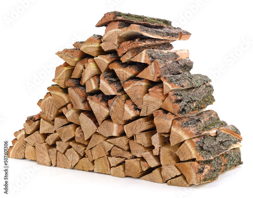 Pile of firewood.