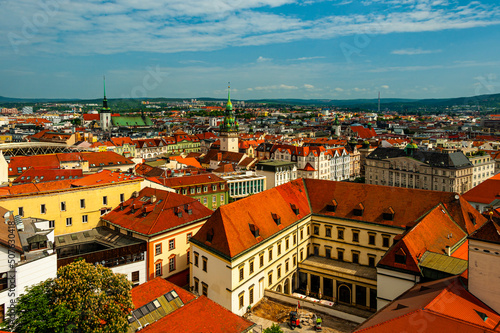 City of Brno, Czech Republic, as seen from St. Peter and Paul Cathedral