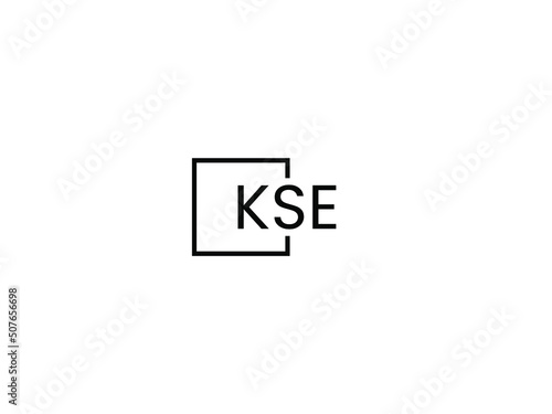 KSE letter initial logo design vector illustration