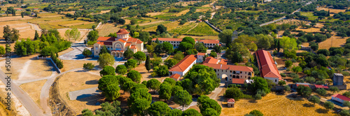 Monastery of Agios Gerasimos on Kefalonia island, Greece. Sacred Monastery of Agios Gerasimos of Kefalonia, Greece.