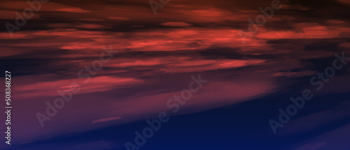 Colorful sunset twilight sky. Red sunset twilight sky.