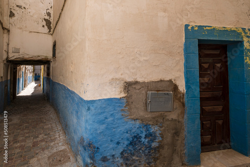 medina alley, Essaouira, morocco, africa