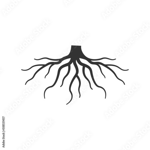 root logo icon design vector