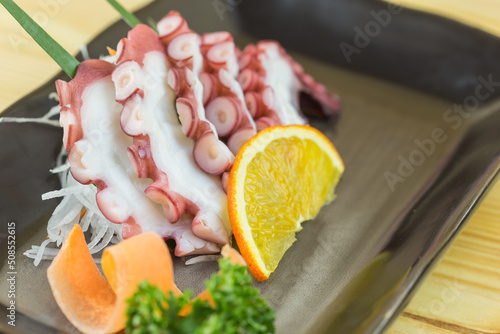 Japanese food, Boiled octopus sashimi