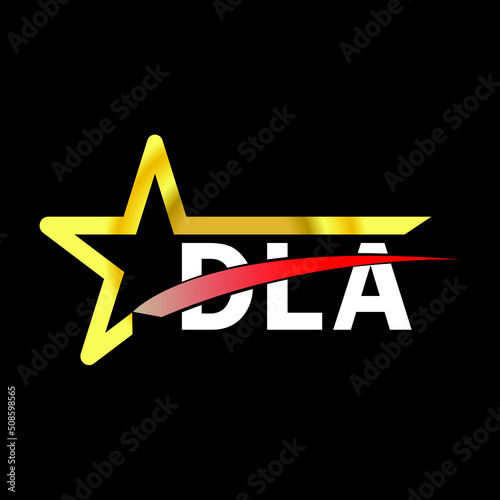 DLA letter logo design. DLA creative letter logo. simple and modern letter logo. DLA alphabet letter logo for business. Creative corporate identity and lettering. vector modern logo 