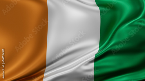 Ivory Coast national flag