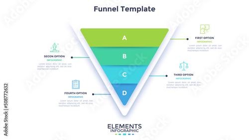 Modern Infographic Vector Futuristic Template