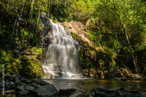 Beautiful waterfall in Cabreia Sever do Vouga Aveiro Portugal