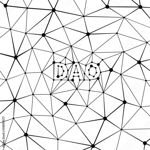 It is an image illustration of DAO .