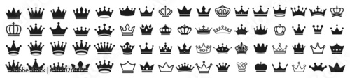Crown king mega icon set