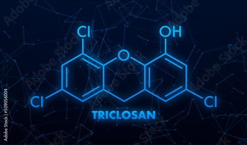 Triclosan formula. Triclosan formula, great design for any purposes