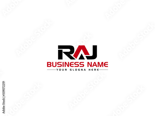 Letter RAJ Logo Icon Design, Creative ra Logo Letter Vector Art For All Kind Of use