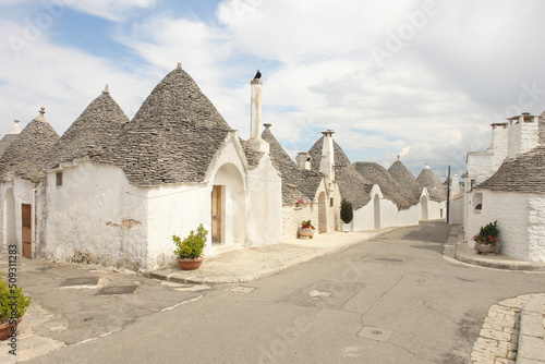 Trulli of Alberobello typical houses. Apulia, Italy.