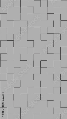Black puzzle lines on grey background